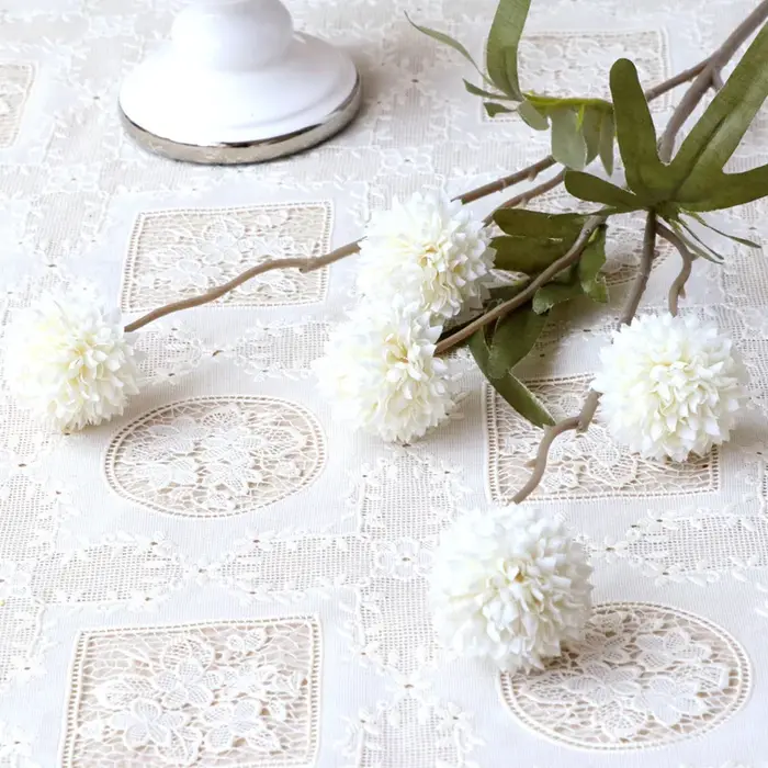 Bouquet de fleurs artificielles de pissenlit, 5 têtes, décoration de fête de mariage à domicile, Arr