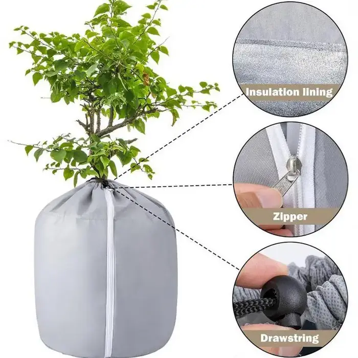 Tesmotor-Sac de protection thermique pour plantes en pot