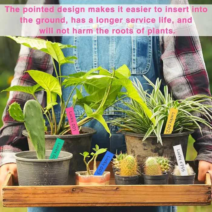 Étiquettes de plantes imperméables