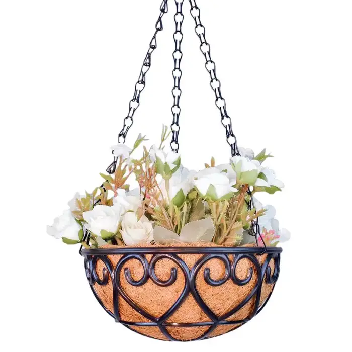 Panier suspendu pot de fleurs cocotier pot de fleur intérieur panier suspendu pots de fleurs plante 