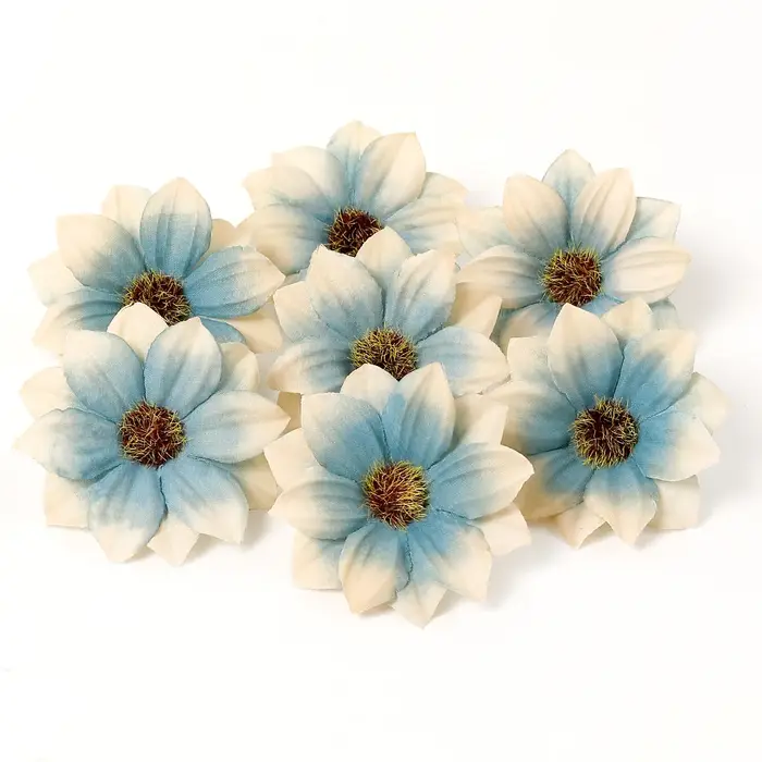 Pas cher 30 pièces Gerbera fleur artificielle décor de fête à la maison accessoires de décoration de