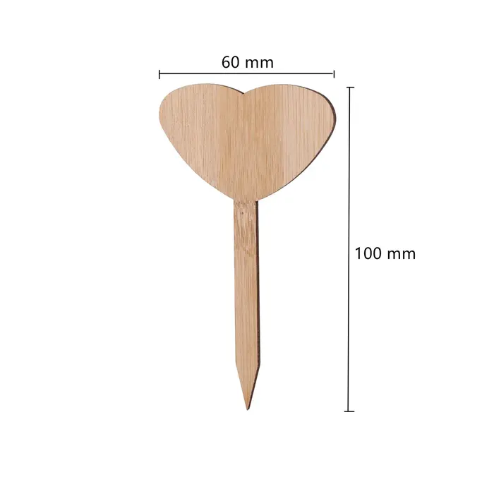 Étiquettes de plantes en bois, marqueurs de jardin multi-type en bambou, graines de bonsaï, fleur en
