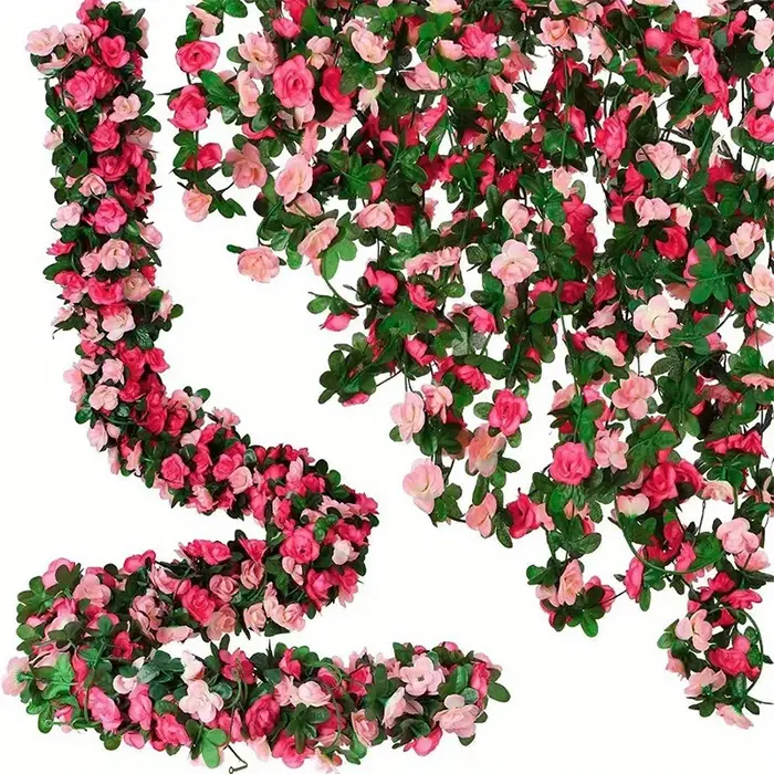 Fleurs artificielles de roses de 240 cm pour la décoration de mariage