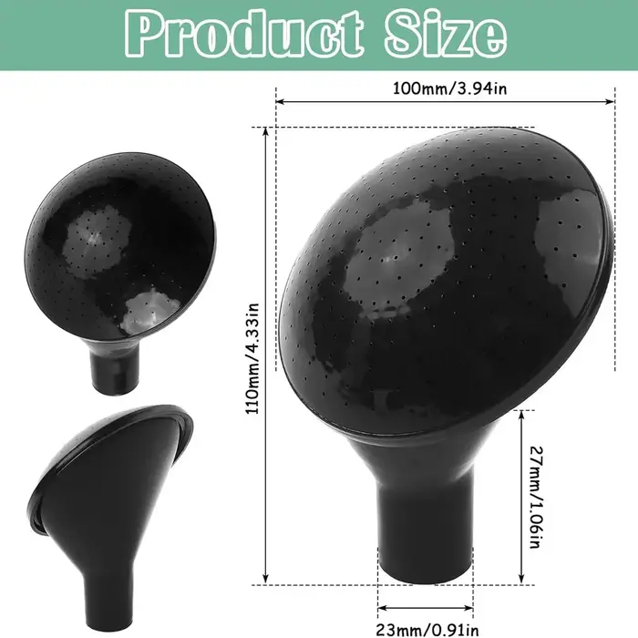 Tête de pulvérisation de rechange pour arrosoir, pour l'arrosage des plantes et des fleurs en extérieur, en intérieur, à la maison et au jardin, 1 pièce