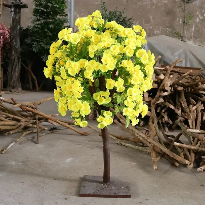 Arbres à cloche artificiels résistants aux intempéries – Faux arbres de style distinctif pour la déc