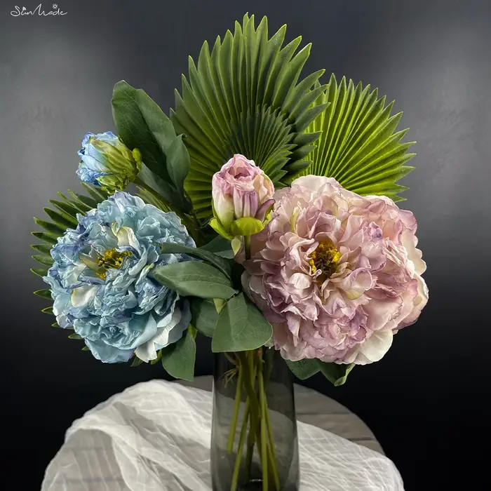SunMade-Feuilles de monstera nordiques