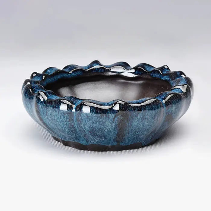 Pots de bonsaï en poterie de Style chinois avec trou de vidange