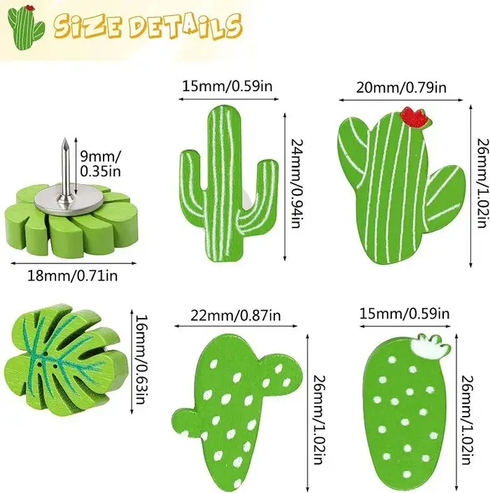 Punaises en bois pour plantes et Cactus