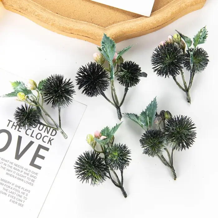 Fleurs d'érable artificielles, 100 pièces, décoration de noël pour la maison, fête de mariage en ple
