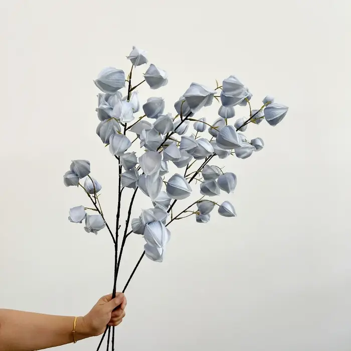 98CM fleur artificielle mousse fruits nordique Ins Arrangement floral décoration de la maison lanterne