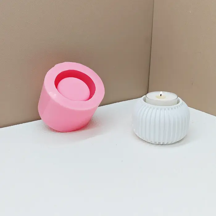 2025 nouvelle lanterne arôme bougie tasse Silicone moule Mini succulente Pot de fleur béton plâtre