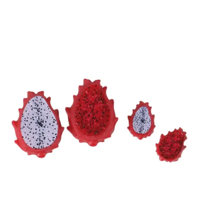 Lot de 3 miniatures de fruits du dragon artificiels