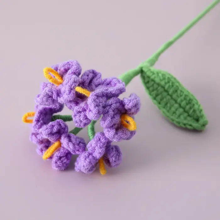 1pc Crochet fleurs tricotées