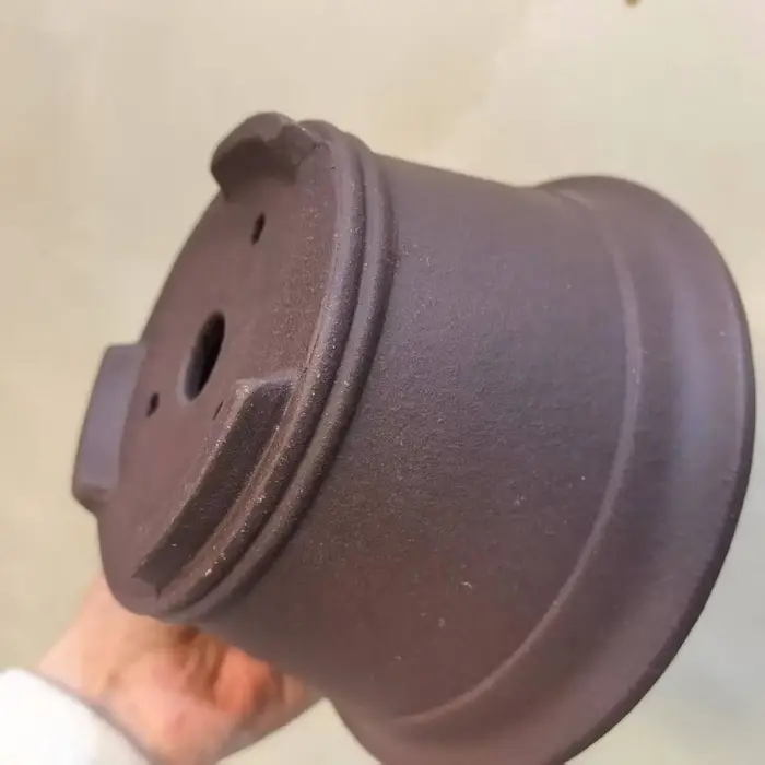Pot à bonsaï rond non émaillé Yixing