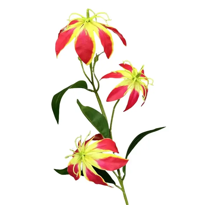 Simulation de lys PU, fausses fleurs