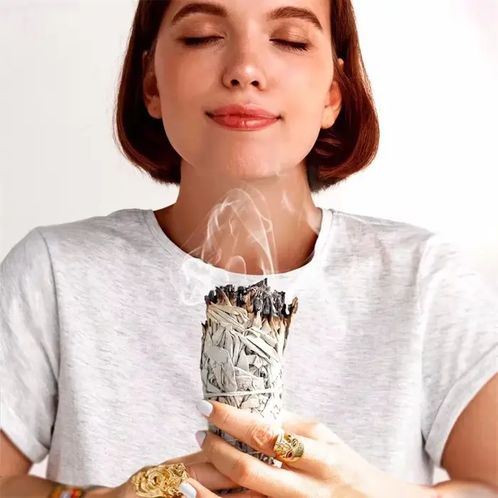 Bâtonnets de Sauge Blanche Naturelle pour Yoga
