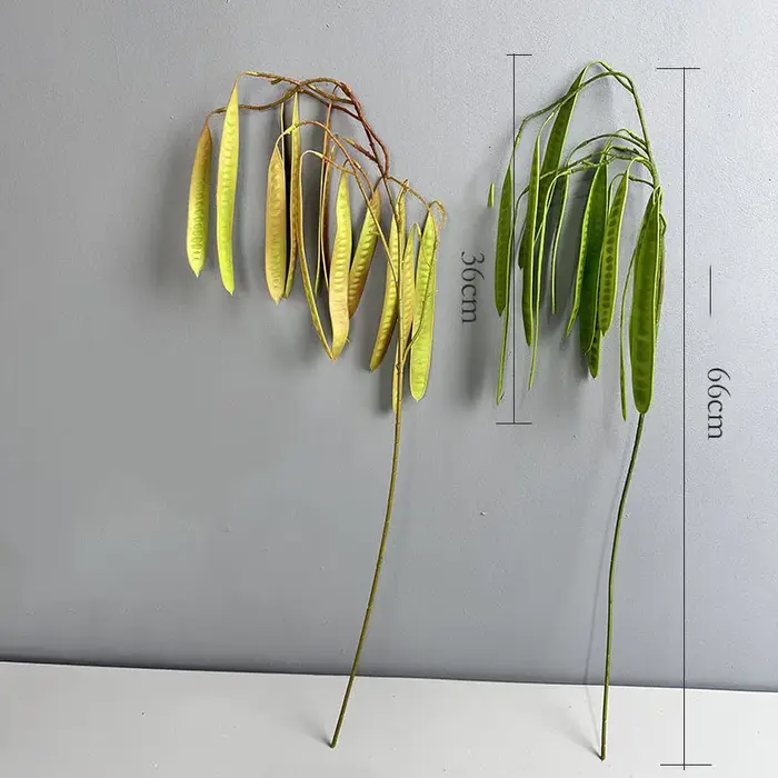 Haricots artificiels au toucher réel