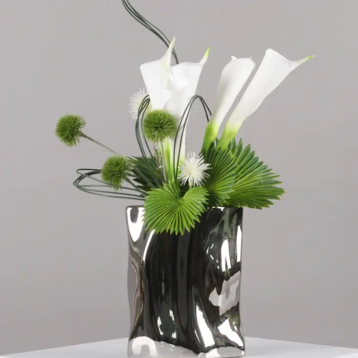 Ensemble de Vases à fleurs artificielles élégants