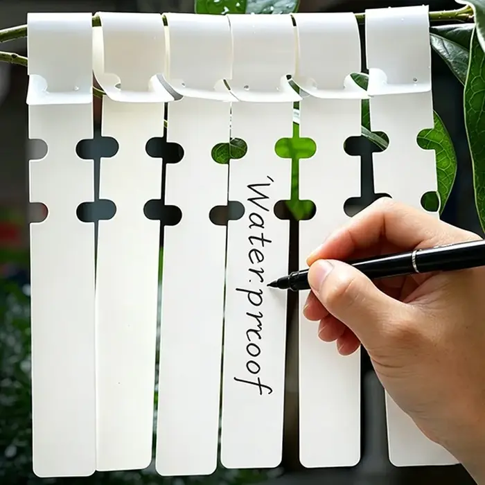 Étiquettes de plantes imperméables en PVC