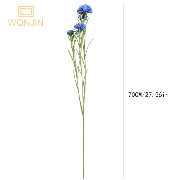Nordique bleu longue branche étoilé bleuet soie fleurs artificielles maison fête de mariage décoration Flore