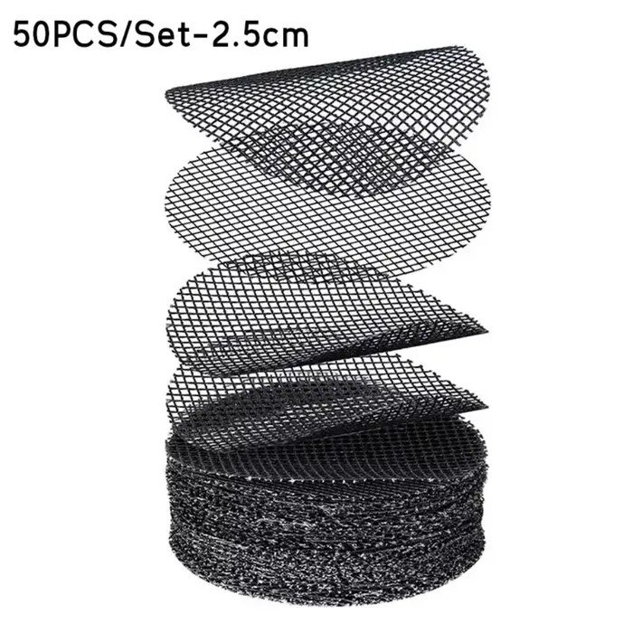 Coussin en maille pour trou de Pot de fleur en plastique, 50 pièces/ensemble, empêche la perte de so