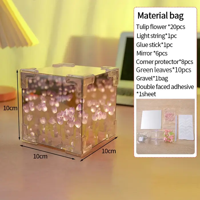 Bricolage 3D fleur mer LED