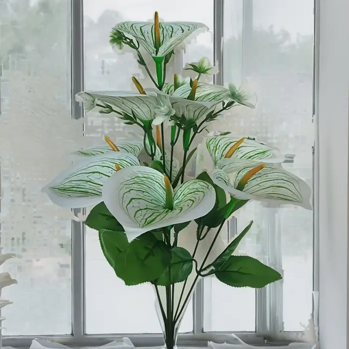 1 bouquet de 10 lys calla aux couleurs vives