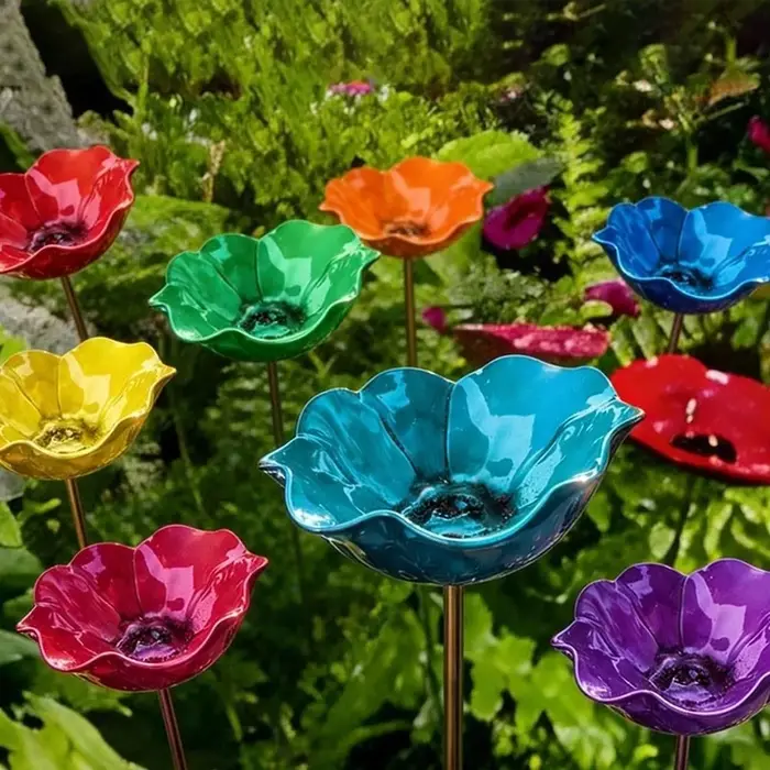 Piquet de jardin en métal artisanal