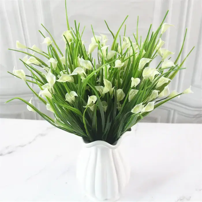 Fleur artificielle en plastique pour décoration de maison