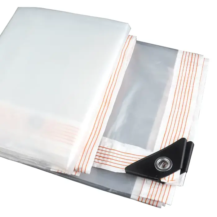 Bâche transparente en Film PE pour balcon, couverture pour plantes succulentes, tente Gazebo, auvent