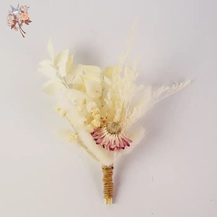 6 paquets de petites fleurs séchées faites à la main