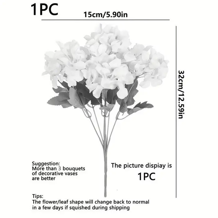 Fleurs artificielles en soie