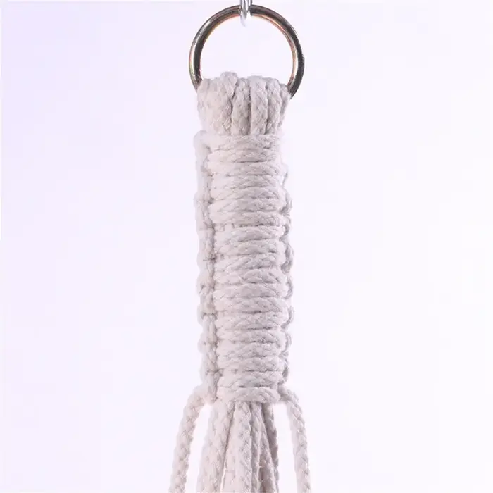Crochets en macramé de coton pour jardinière