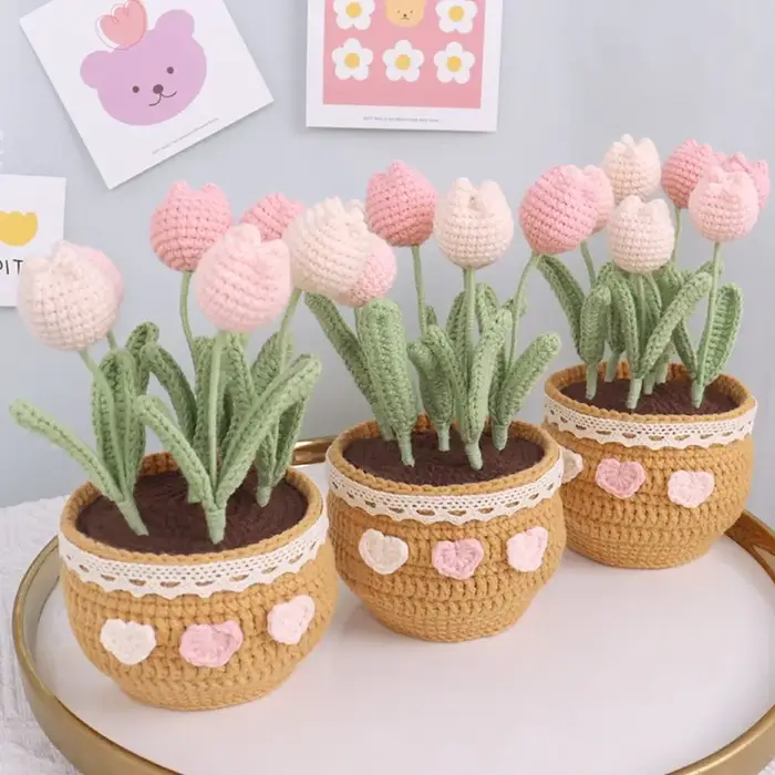 Kit de fleurs au crochet unique