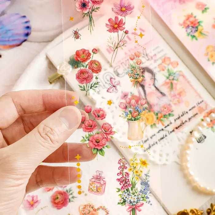 Série de stickers 4style Starry Field Flower Box