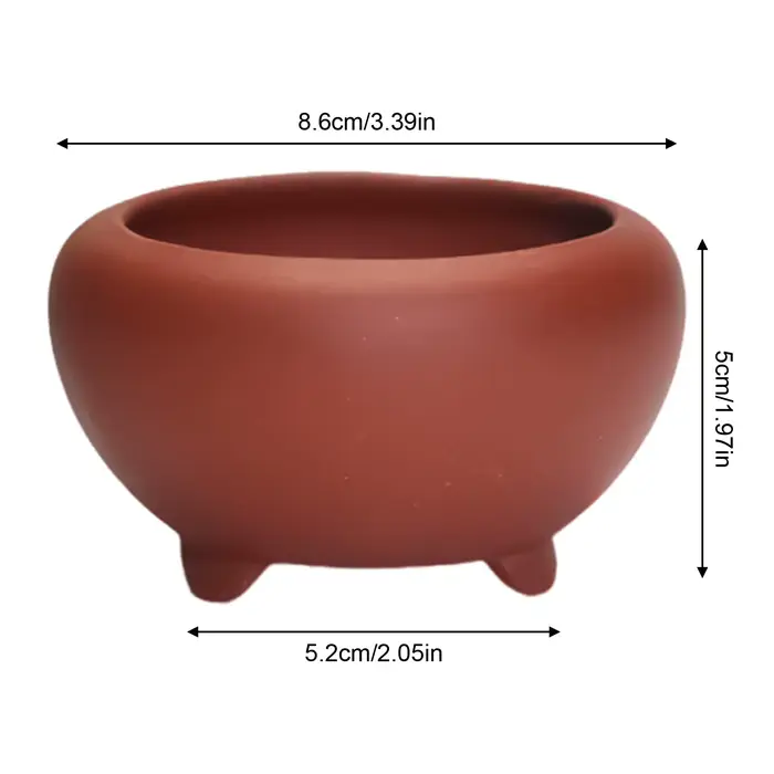 Pot de fleur rond créatif, Pot Succulent en céramique, jardinière, décoration de maison, ornements d