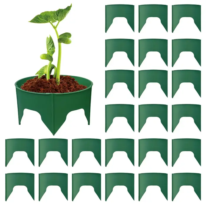 Anneau de protection rond pour culture de plantes