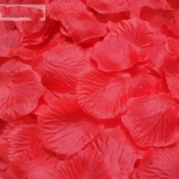 Nouvelle mode 1000 pièces/lot Pétales de rose artificiels en soie Décorations de mariage Chemins de table