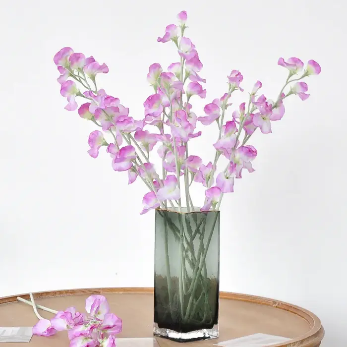 Bouquet de fleurs artificielles de pois