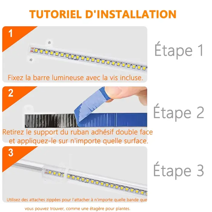 Lampe Phyto de lumière de croissance d'intérieur pour plantes Kits hydroponiques Phytolamp à spectre complet