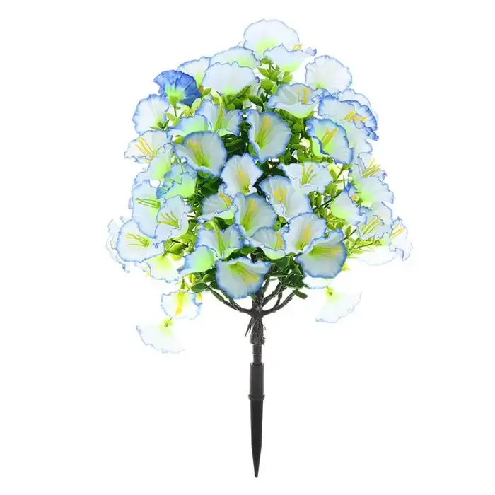 Fleurs artificielles de volubilis sur piquet pour la décoration de la maison