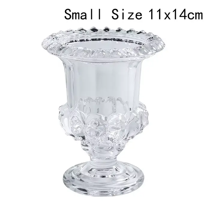 Vase à Fleurs en Verre Transparent, Décoration Hydroponique Nordique, pour Salon, Mariage