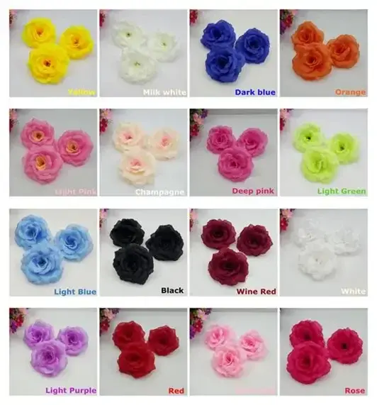 Roses artificielles vin rouge bordeaux