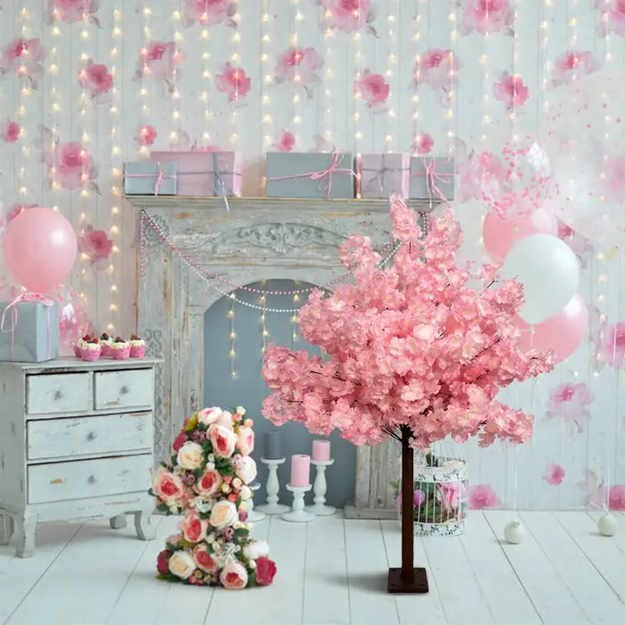 Simulation d'arbre à fleurs de cerisier