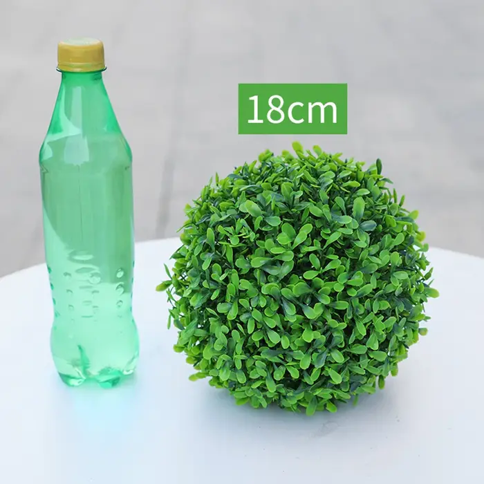 Boule de plante artificielle ronde