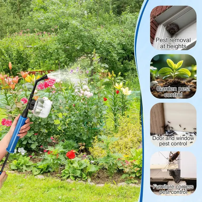 Distributeur applicateur de poudre de jardin