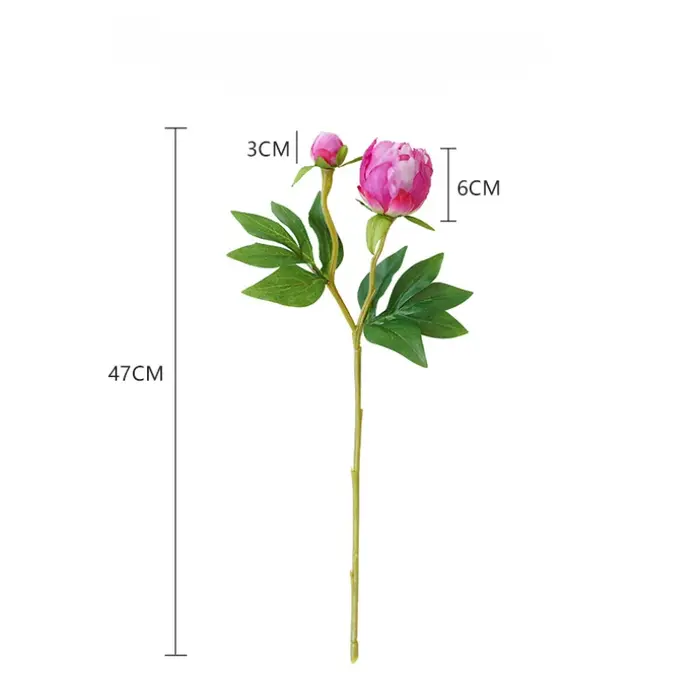 Fleurs de pivoine artificielles de luxe pour décor de mariage