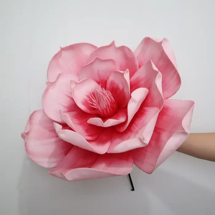 Fleur de Magnolia simulée 3D à grande échelle 30/50CM