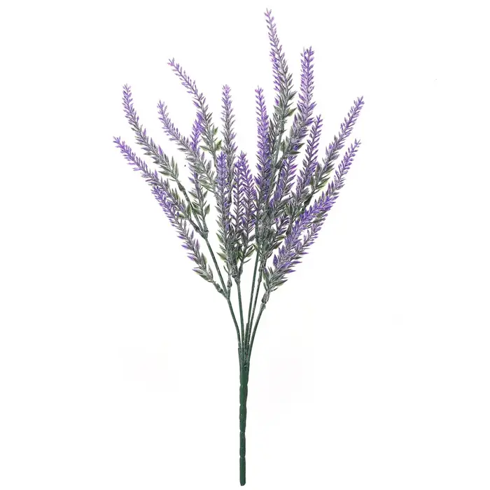 Bouquet de fleurs artificielles en plastique de lavande