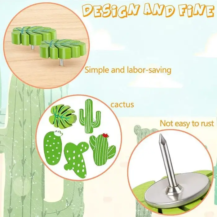 Punaises en bois pour plantes et Cactus